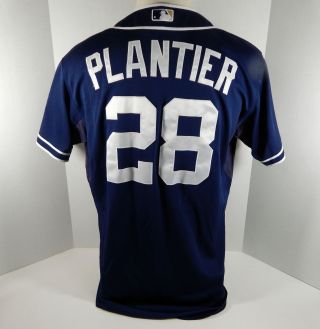 2013 San Diego Padres Phil Plantier 28 Game Navy Jersey