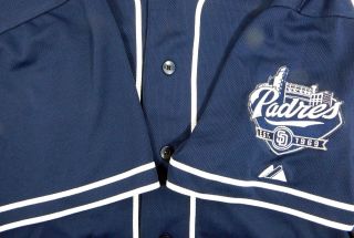 2013 San Diego Padres Phil Plantier 28 Game Navy Jersey 3