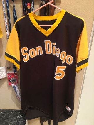 San Diego Padres Game Jersey.  Kendall.  1979