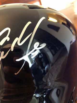 Christian Yelich Signed Full Size Batting Helmet Psa Dna Milwaukee Brewers 3