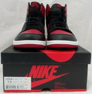Michael Jordan Autographed Air Jordan 1 Shoe Upper Deck Authenticated 4