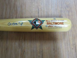 Cal Ripken Jr Autograph Bat Baltimore Orioles Psa 1993 All Star Game Bat