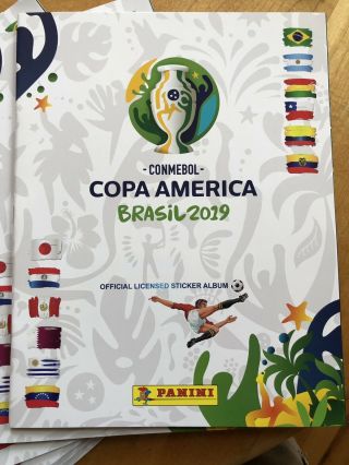 One Panini Copa America 2019 Brasil Empty Album Usa Edition