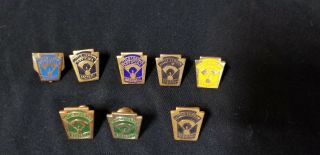 Vintage Junior Little League Baseball Pins