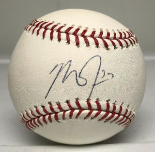 Mike Trout Single Signed Baseball Autographed Auto Jsa Loa Los Angeles Angels