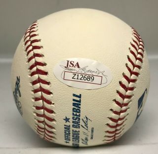 Mike Trout Single Signed Baseball Autographed AUTO JSA LOA Los Angeles Angels 2