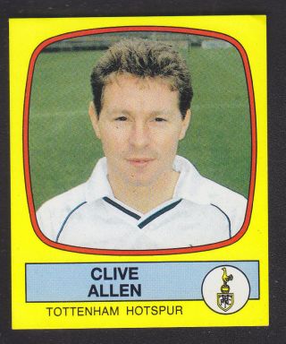 Panini - Football 88 - 324 Clive Allen - Tottenham