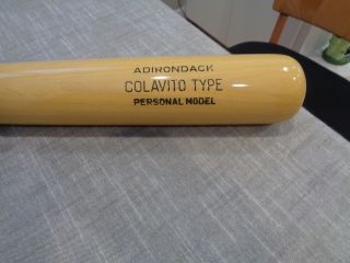 Rocky Colavito Professional Model Bat From Major League Scout