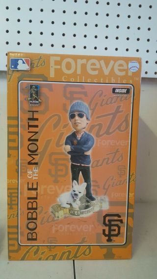 Sf Giants Tim Lincecum Bobblehead Of The Month W/ Cy Bobblehead Fc