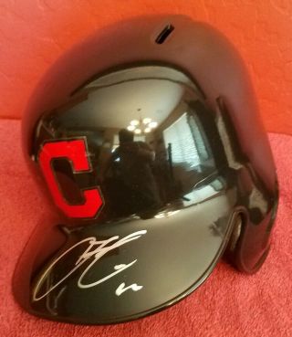 Francisco Lindor Signed Full Size Helmet Jsa Cleveland Indians Autograph 12