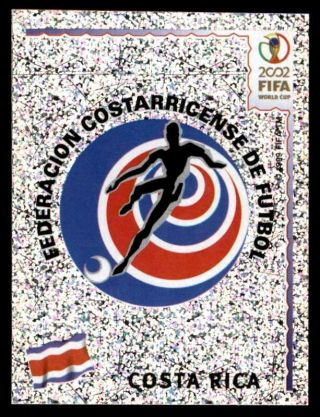 Panini World Cup Korea/japan 2002 - Team Emblem Costa Rica No.  224