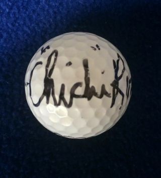 Chi Chi Rodriguez Signed Autographed Golf Ball,  Hall Of Fame Pga,  Titleist Rare