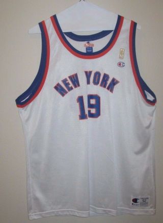 Willis Reed 19 Nba Jersey York Knicks - Champion Gold 50th Anniversary