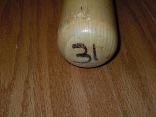 Mike Piazza York Mets 2002 Signed Game Rawlings BP Bat HOF PSA/DNA LOA 7