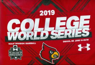 2019 College World Series Cws Louisville Cardinals Red Under Armour Xl T Shirt