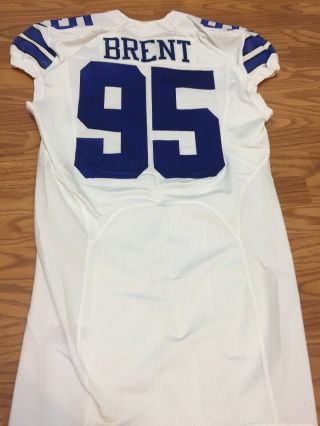 Josh Brent 95 Dallas Cowboys Game Issued Worn Jersey