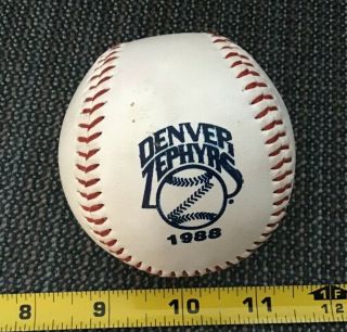 Vintage Denver Zephyrs 1988 Baseball Collectible Rare Team Before Rockies