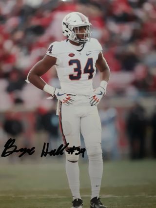 Bryce Hall Virginia Cavaliers Hand Signed 8x10 Autographed Photo