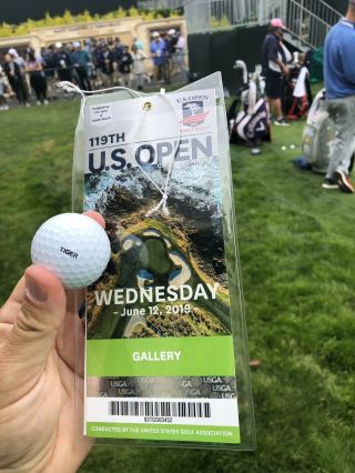 2019 Us Open Pebble Beach Tiger Woods Golf Tourney Golf Ball