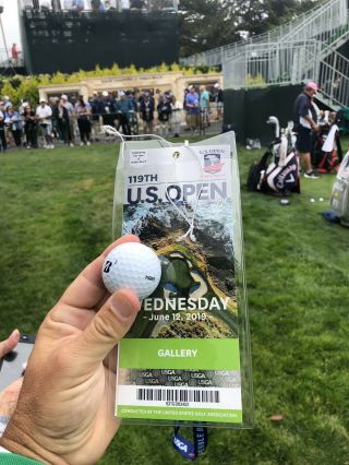 2019 US Open Pebble Beach Tiger Woods Golf Tourney Golf Ball 2