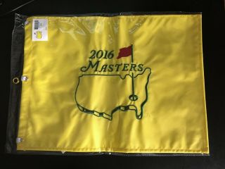 2016 Masters Official Embroidered Golf Pin Flag In Plastic Nwt