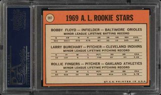 1969 Topps Rollie Fingers ROOKIE RC 597 PSA 8.  5 NM - MT,  (PWCC) 2