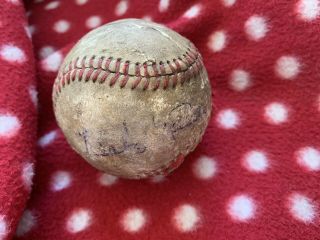 Babe Ruth Yankees Signed Autographed Baseball 4