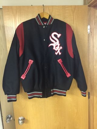 Rare 1959 Baseball Club Chicago White Sox Mitchell & Ness Wool Coat.  Size Xl.