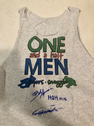 Curt Hawkins Brian Myers Autographed Ring Worn Shirt Prince Of Queens Wrestling