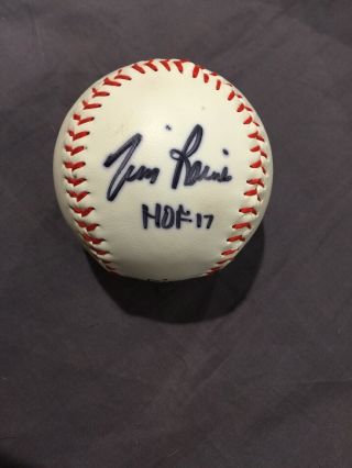 Tim Raines Signed Hof Baseball