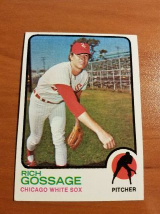 1973 Topps Rich " Goose " Gossage Rookie Card 174 Nm Rpjh99 Bv $30