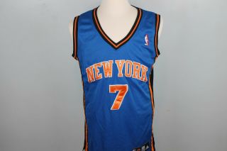 Adidas - York Knicks - Carmelo Anthony 7 - Blue Jersey - Size 50