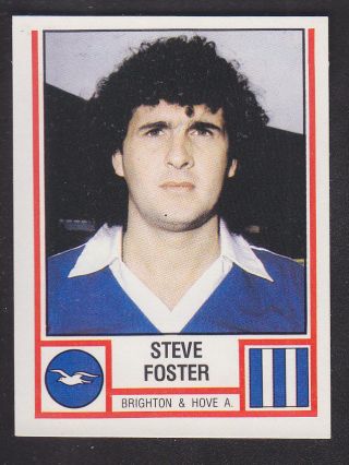 Panini - Football 81 - 58 Steve Foster - Brighton