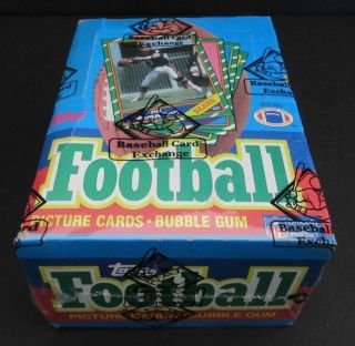 1986 Topps Football Wax Box (bbce Wrapped)