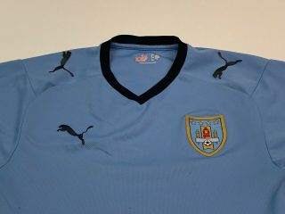 Uruguay National Team Puma Men’s Light Blue Soccer Jersey - Small 2