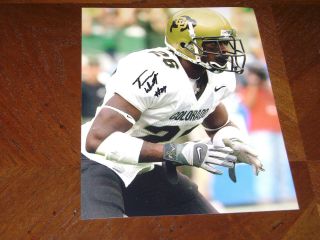 Terrence Wheatley Colorado Buffaloes Signed 8x10 Photo Tennessee Titans Nfl