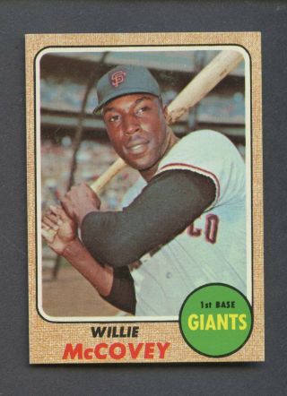 1968 Topps 290 Willia Mccovey San Francisco Giants Hof