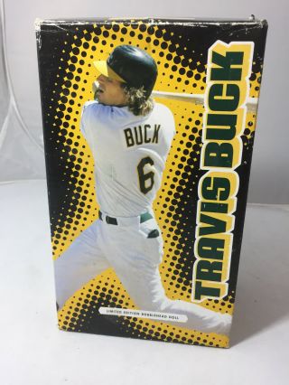 Travis Buck Oakland A ' s Bobblehead Limited Edition - BD&A 2008 3