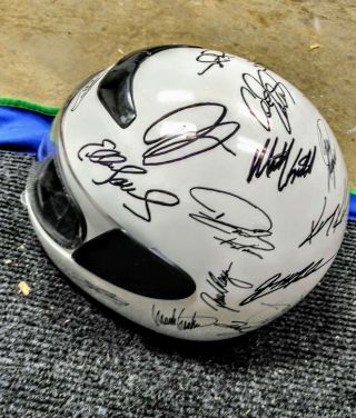 Nascar Autograph Signed Helmet
