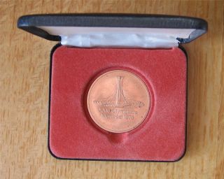 Official Olympic Participation Medal Montreal 1976 In Case And Box