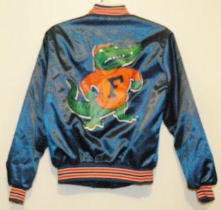 Vintage Locker Line University Of Florida Gators Satin Lined Jacket M Usa Made
