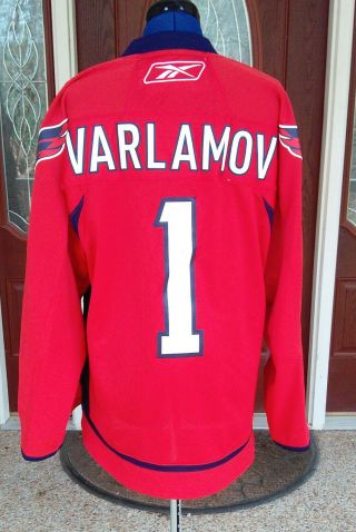 Washington Capitals NHL Licensed Semyon Varlamov Jersey Small 2