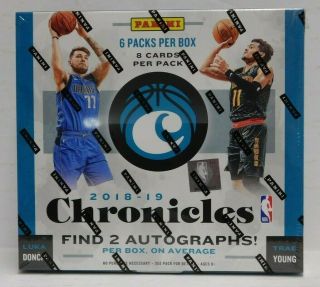 2018 - 19 Paninin Chronicles Basketball Hobby Box - /