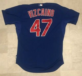 2014 Chicago Cubs Arodys Vizcaino Game Worn Jersey