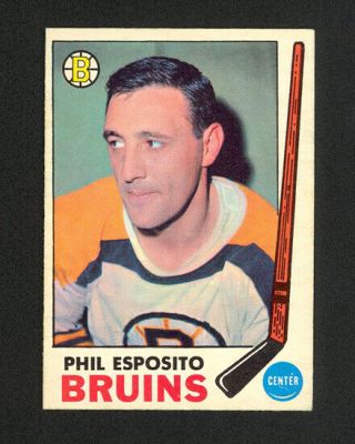 Phil Esposito 1969 - 70 O - Pee - Chee Opc 30 - Boston Bruins - Vg - Ex,