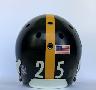 Artie Burns 2016 Game Worn Pittsburgh Steelers Helmet 6