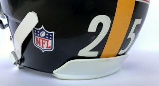 Artie Burns 2016 Game Worn Pittsburgh Steelers Helmet 7