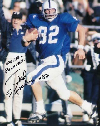Ted Kwalick 4 8x10 Signed W/ Penn State Lions 031719