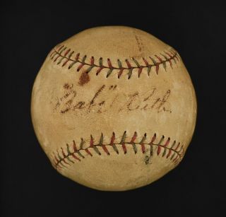 Circa 1920 Babe Ruth Single Signed Oal (johnson) Baseball Psa/dna V12851