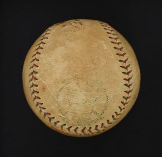 Circa 1920 Babe Ruth Single Signed OAL (Johnson) Baseball PSA/DNA V12851 2